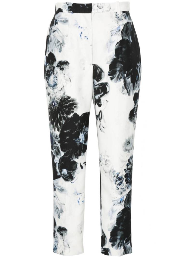 Alexander McQueen high-waisted trousers - White von Alexander McQueen