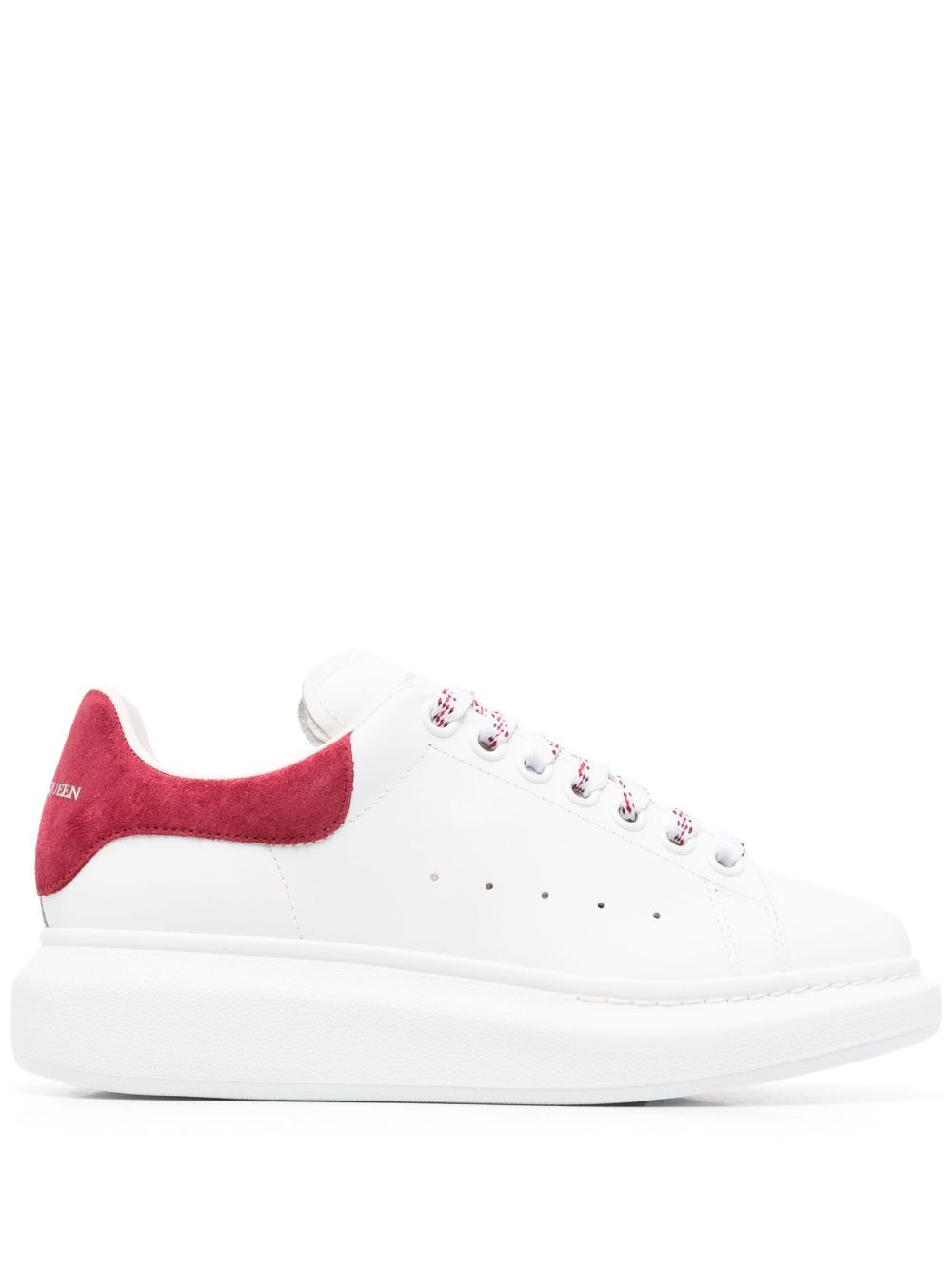 Alexander McQueen lace-up flatform sneakers - White von Alexander McQueen