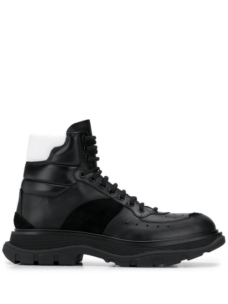 Alexander McQueen lace-up high-top sneakers - Black von Alexander McQueen