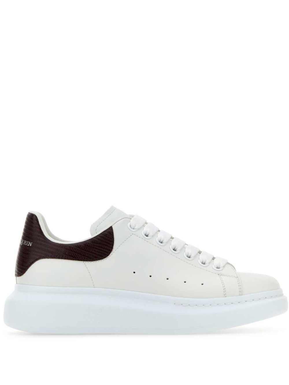 Alexander McQueen MCQ CHUNKY WHITEBURGUNDY SNEAKER von Alexander McQueen