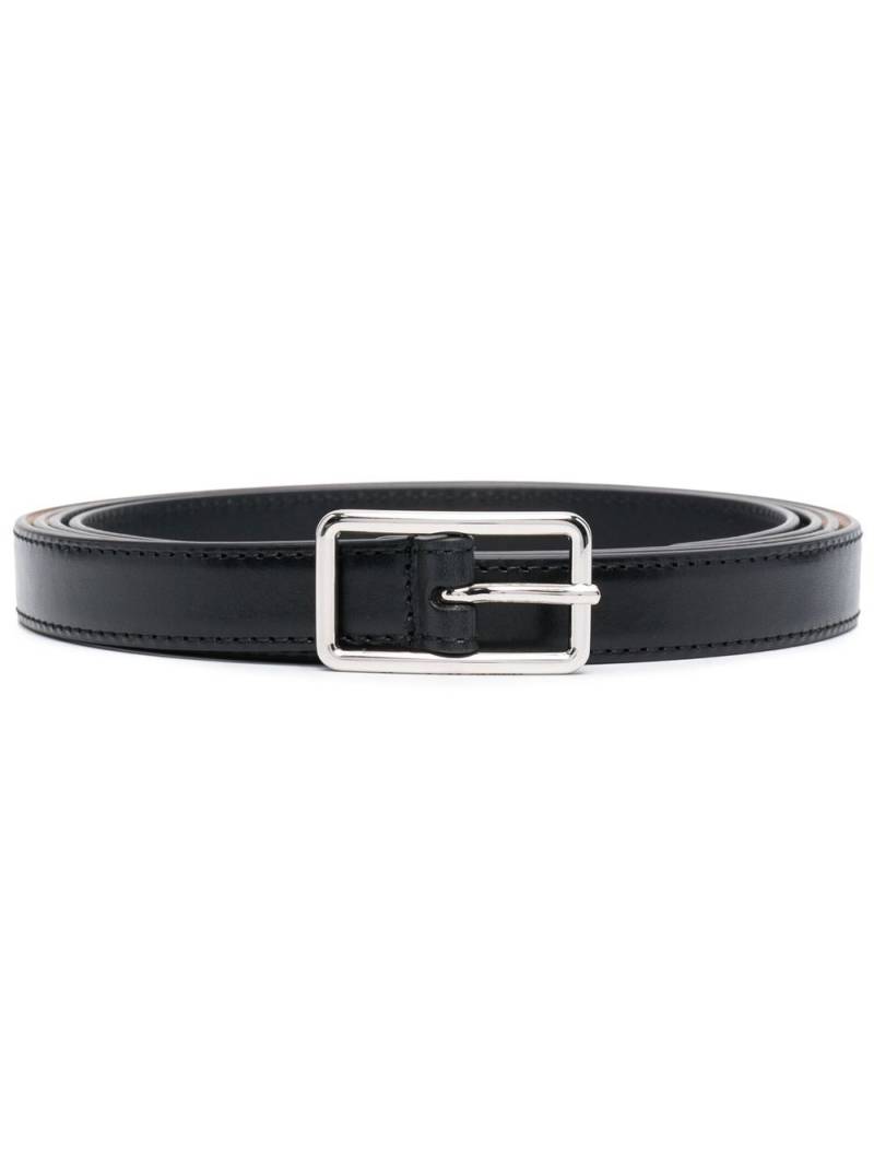 Alexander McQueen leather buckle belt - Black von Alexander McQueen