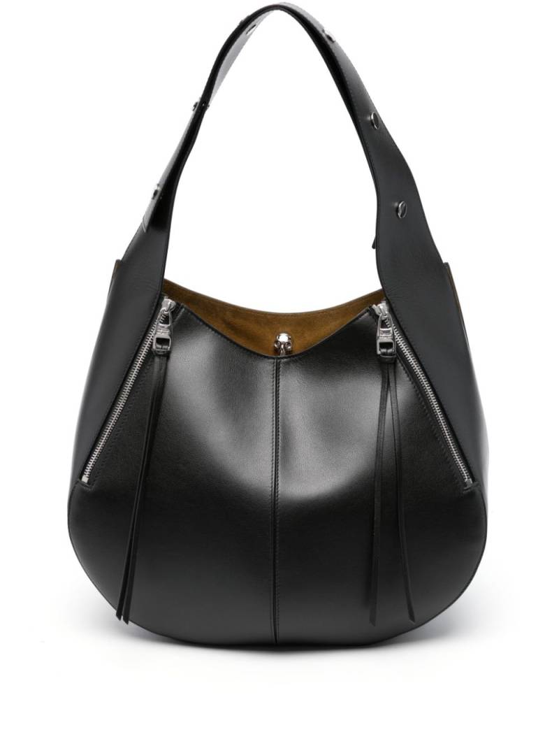 Alexander McQueen MCQUEEN SKULL HOBO LTHR SHLDR BAG - Black von Alexander McQueen