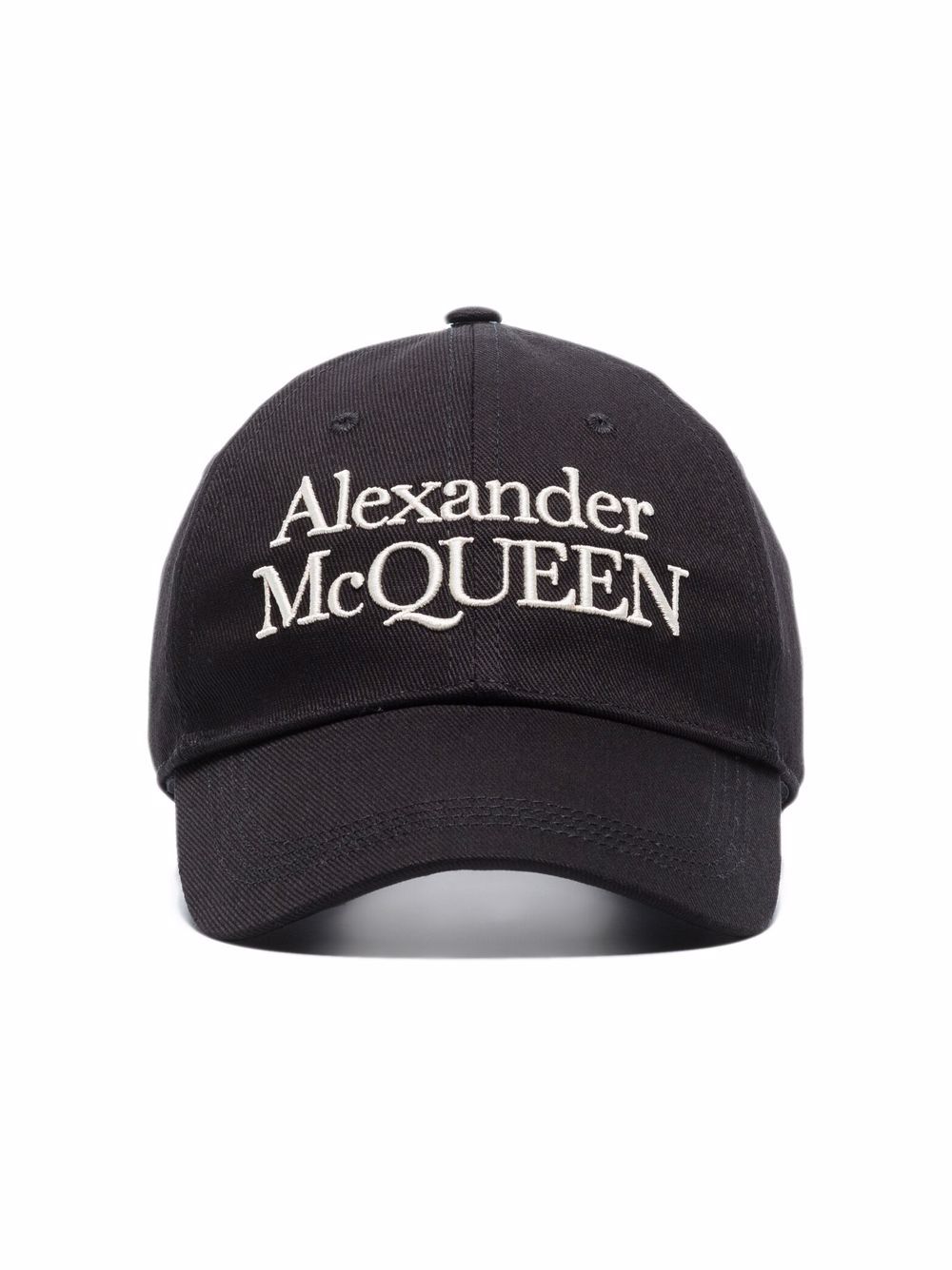 Alexander McQueen logo-embroidered baseball cap - Black von Alexander McQueen