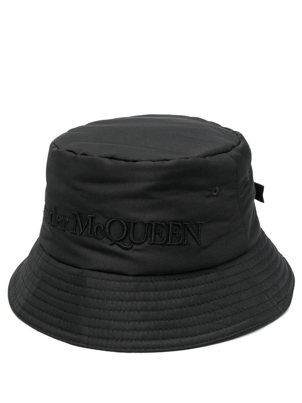 Alexander McQueen logo-embroidered bucket hat - Black von Alexander McQueen