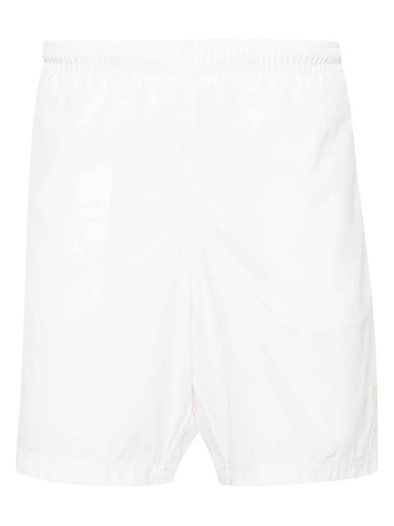 Alexander McQueen logo-embroidered swim shorts - White von Alexander McQueen