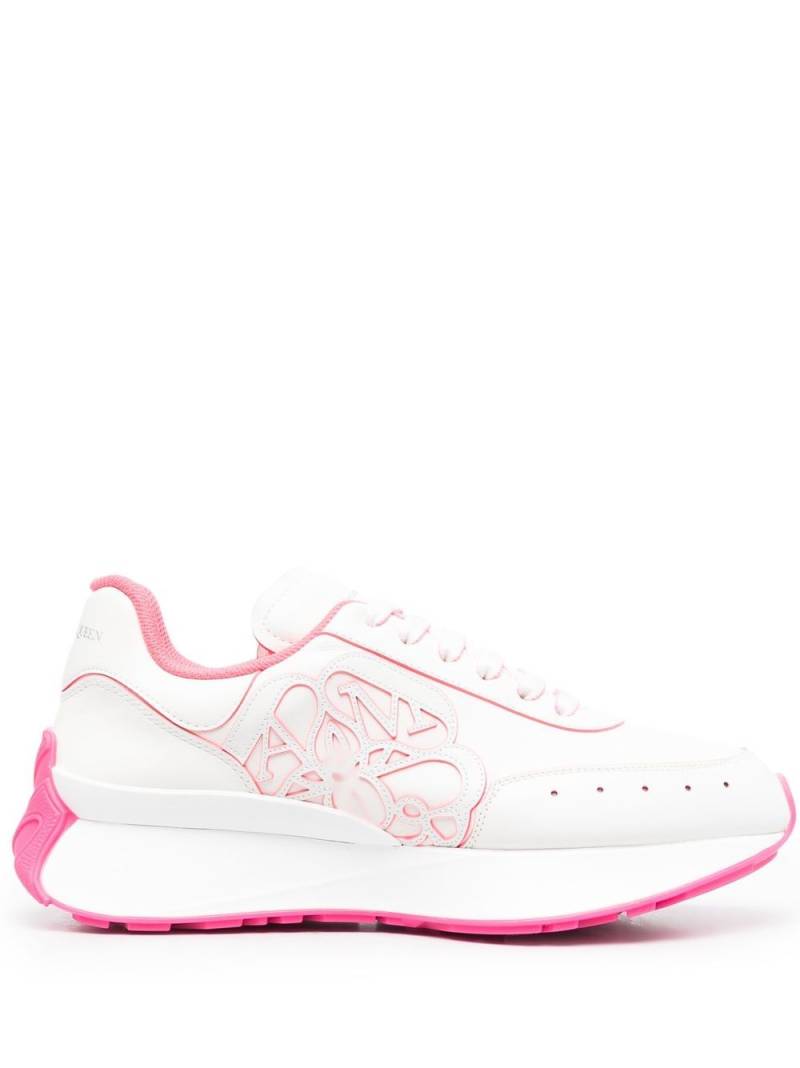 Alexander McQueen logo low-top sneakers - White von Alexander McQueen