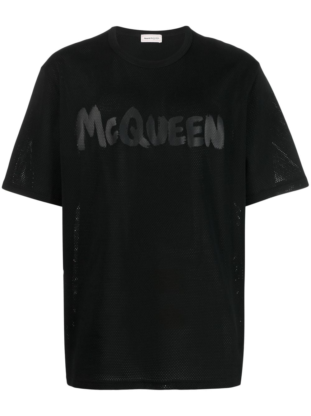 Alexander McQueen logo-print T-shirt - Black von Alexander McQueen