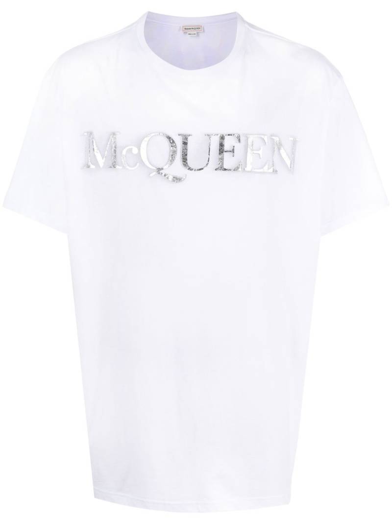 Alexander McQueen logo-print T-shirt - White von Alexander McQueen