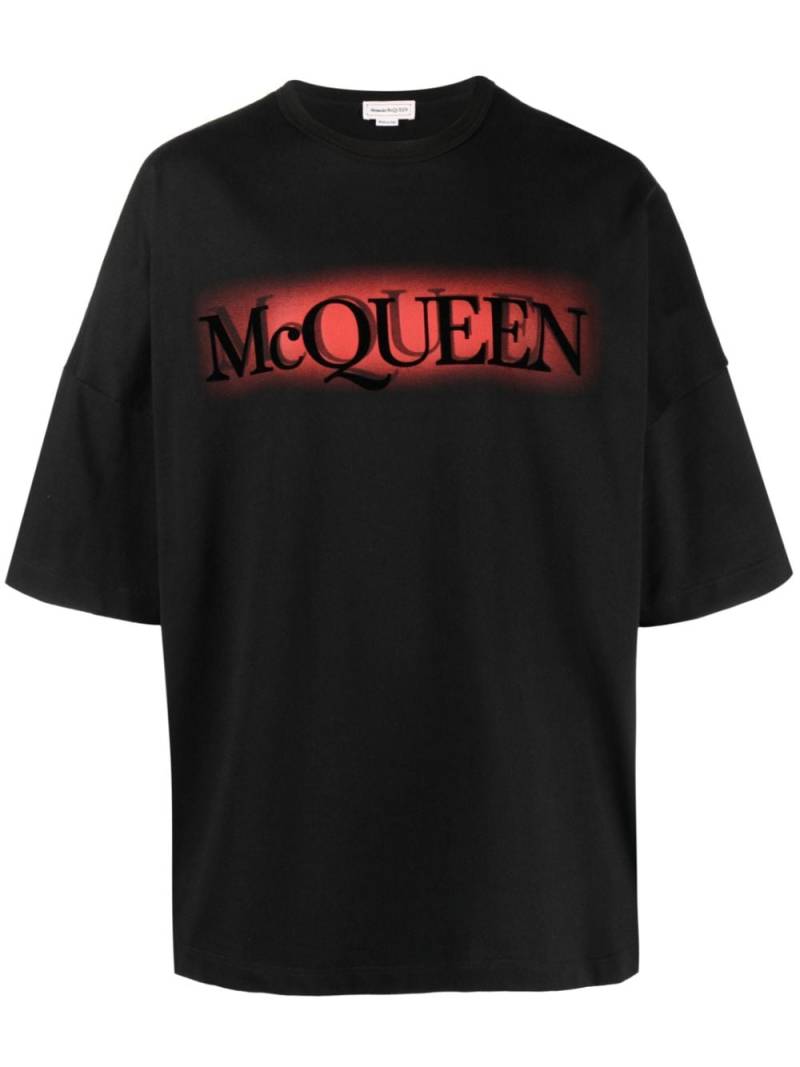 Alexander McQueen logo-print cotton T-Shirt - Black von Alexander McQueen