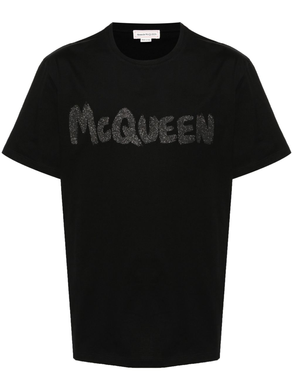 Alexander McQueen logo-print cotton T-shirt - Black von Alexander McQueen