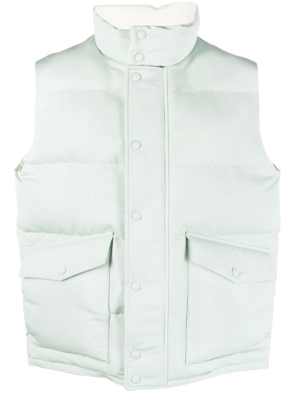 Alexander McQueen logo-print gilet - Green von Alexander McQueen