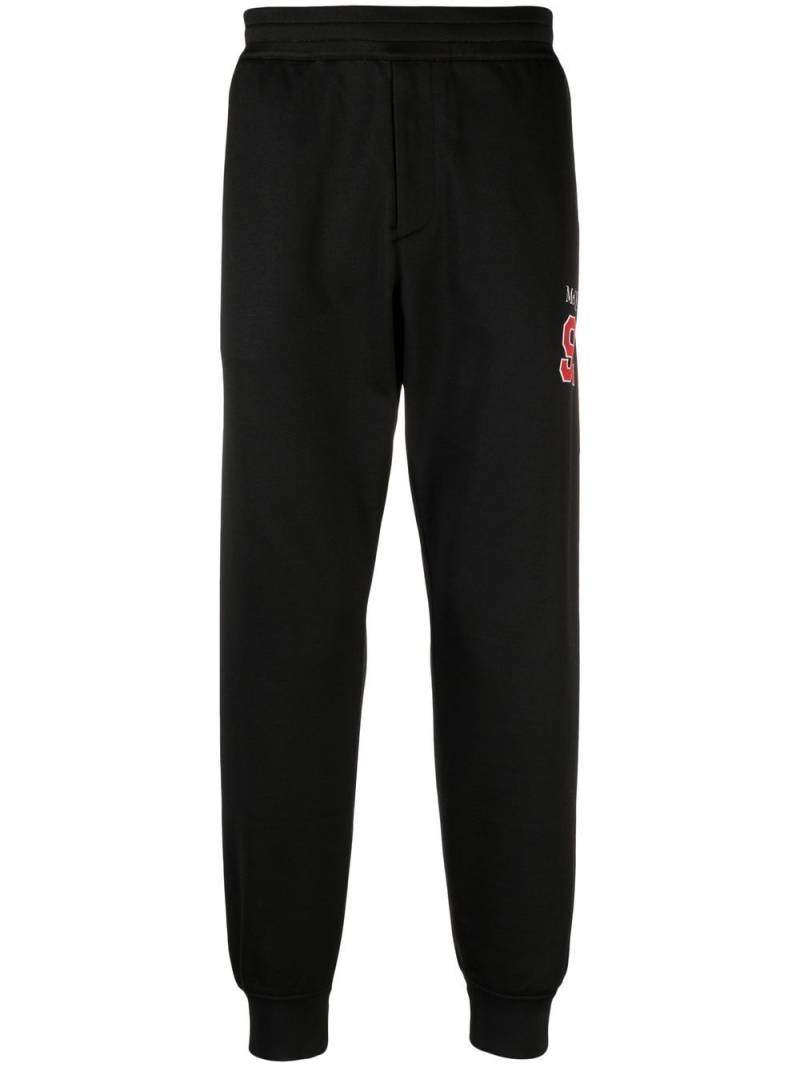 Alexander McQueen logo-print track pants - Black von Alexander McQueen