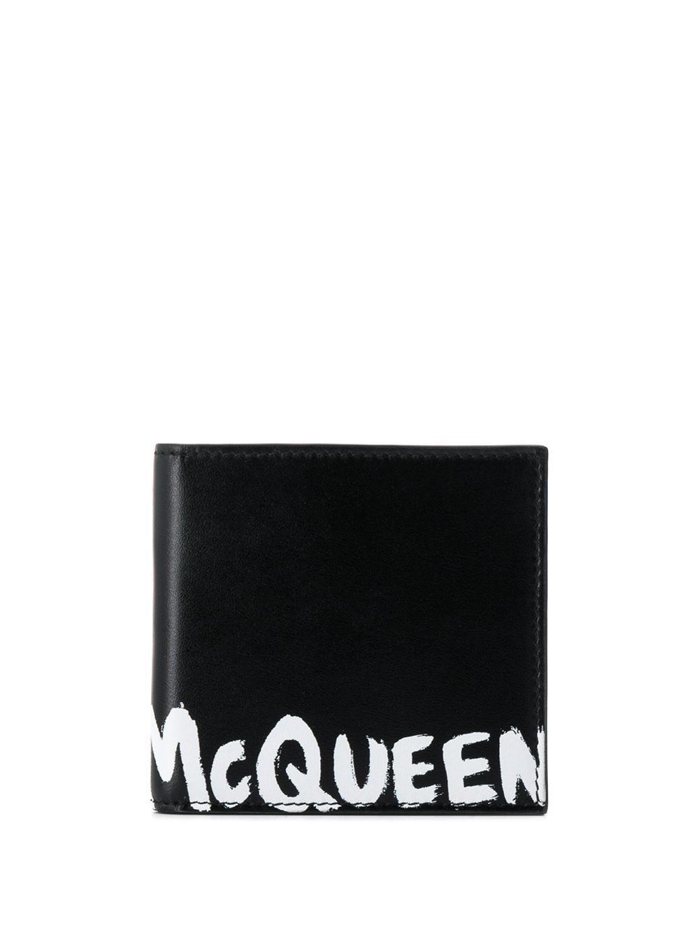 Alexander McQueen logo print wallet - Black von Alexander McQueen