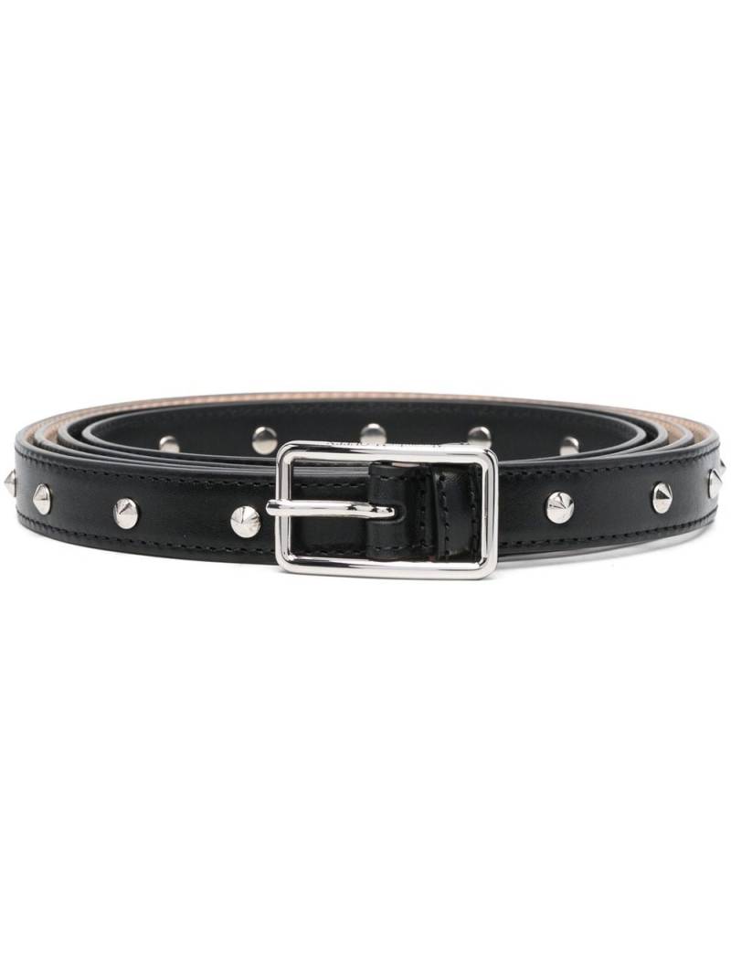 Alexander McQueen long studded belt - Black von Alexander McQueen