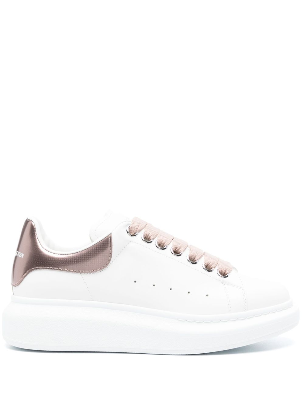 Alexander McQueen low-top leather sneakers - White von Alexander McQueen