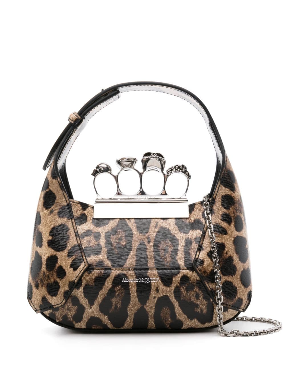 Alexander McQueen Jewelled mini bag - Brown von Alexander McQueen