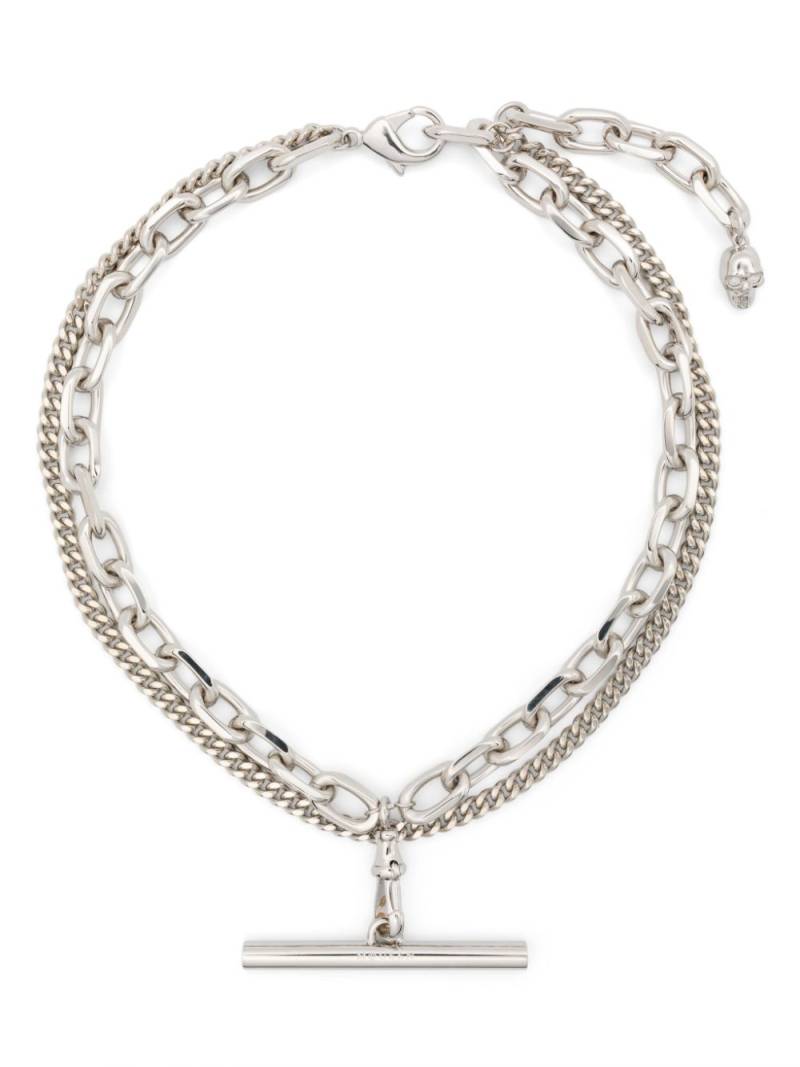 Alexander McQueen multi-chain necklace - Silver von Alexander McQueen