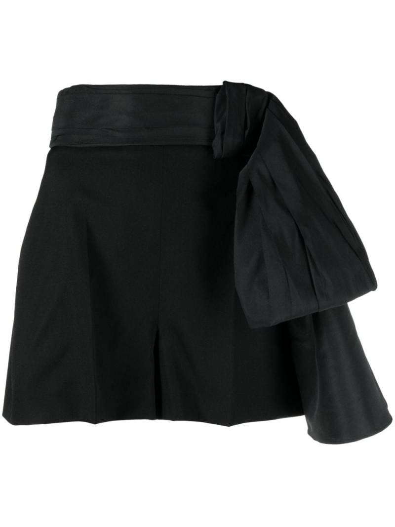 Alexander McQueen oversize-bow tailored shorts - Black von Alexander McQueen