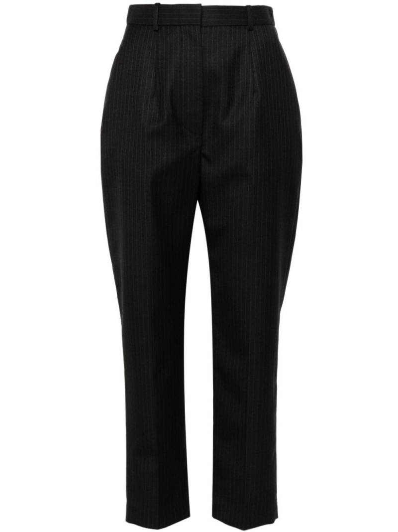 Alexander McQueen pinstripe-pattern trousers - Grey von Alexander McQueen