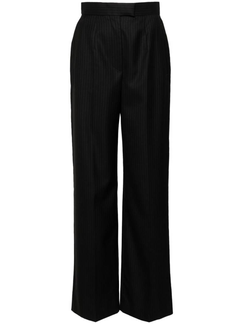 Alexander McQueen pinstripe tailored wool trousers - Blue von Alexander McQueen