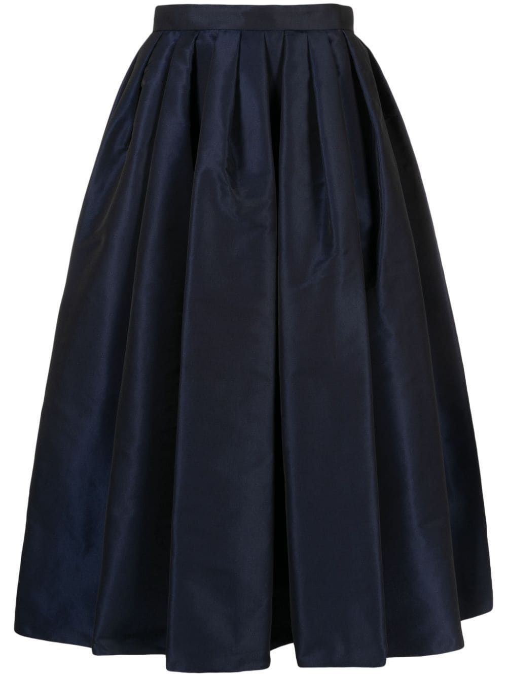 Alexander McQueen pleated midi skirt - Blue von Alexander McQueen