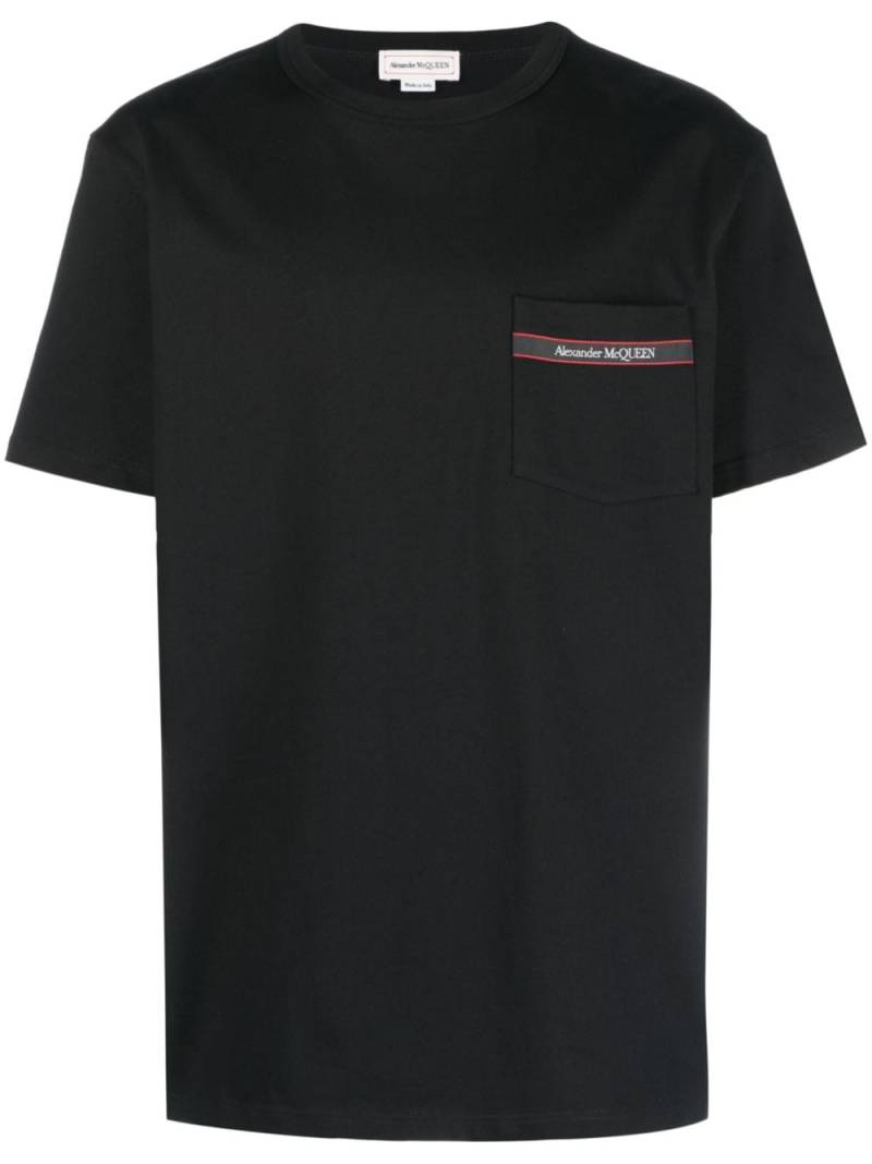 Alexander McQueen pocket cotton T-Shirt - Black von Alexander McQueen