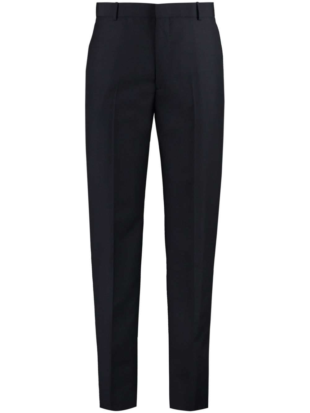 Alexander McQueen pressed-crease tailored trousers - Black von Alexander McQueen