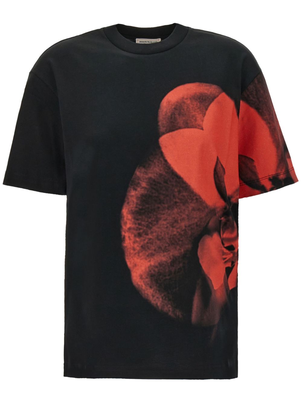 Alexander McQueen printed t-shirt - Black von Alexander McQueen