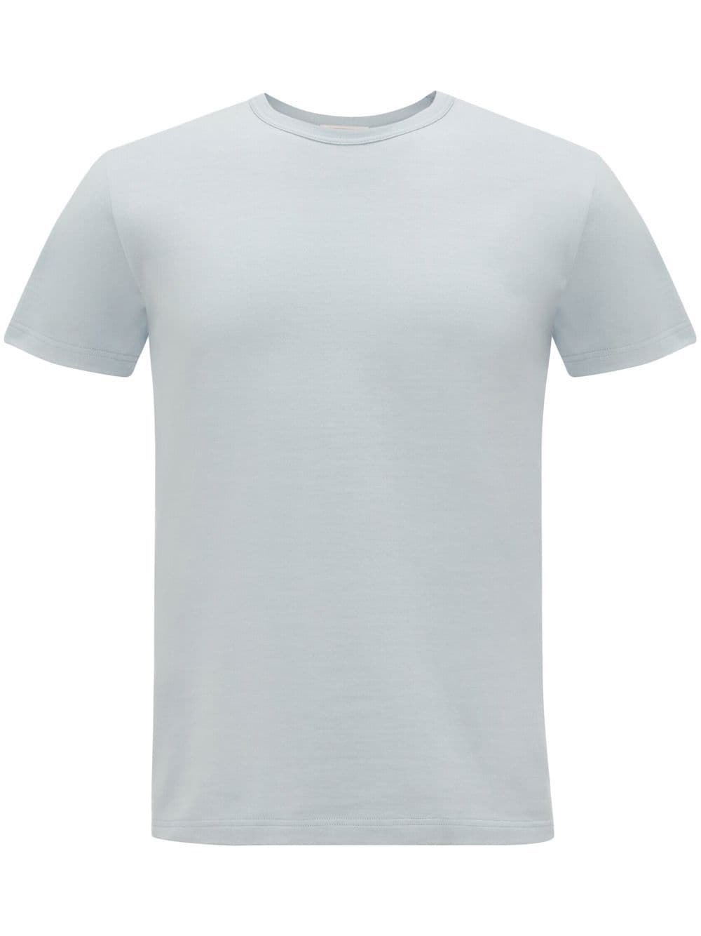 Alexander McQueen short-sleeve crew neck T-shirt - Blue von Alexander McQueen