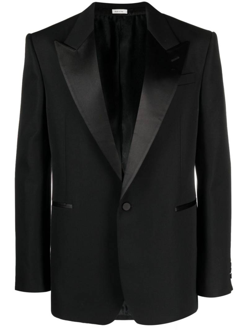 Alexander McQueen single-breasted blazer - Black von Alexander McQueen