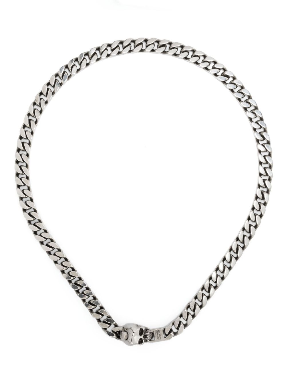 Alexander McQueen skull chain necklace - Silver von Alexander McQueen