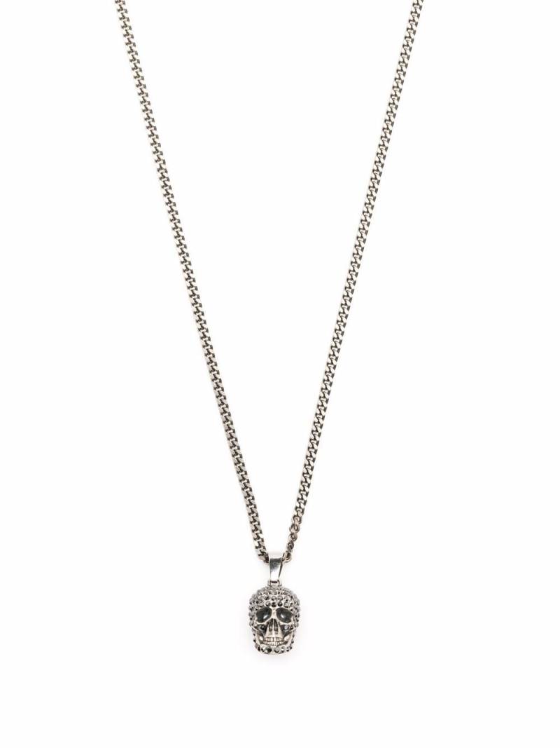 Alexander McQueen skull charm necklace - Metallic von Alexander McQueen