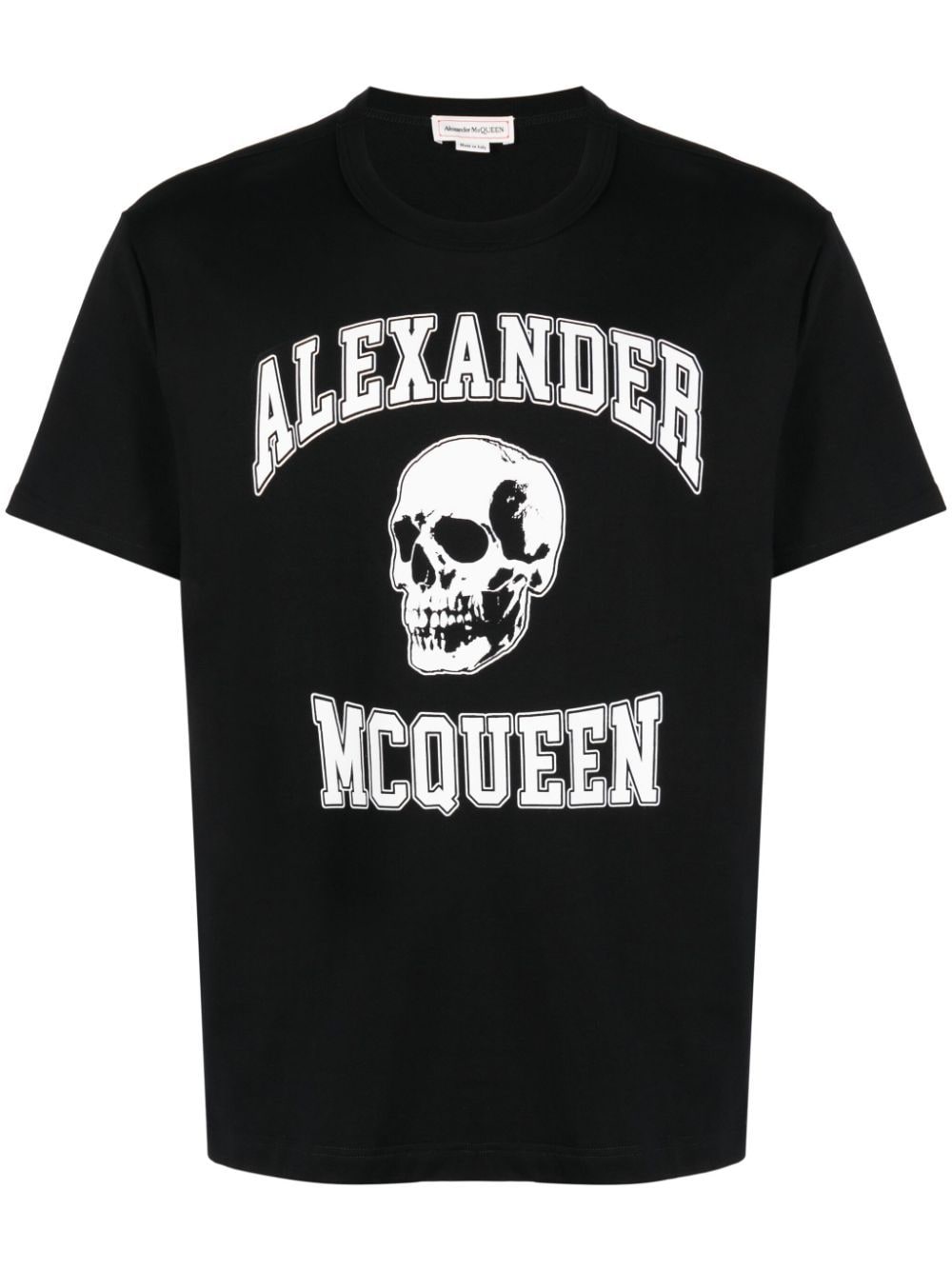 Alexander McQueen skull logo-print T-shirt - Black von Alexander McQueen