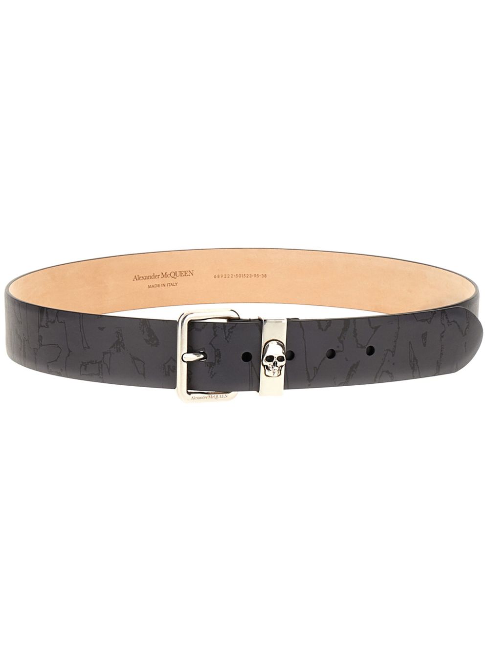 Alexander McQueen skull-motif belt - Black von Alexander McQueen