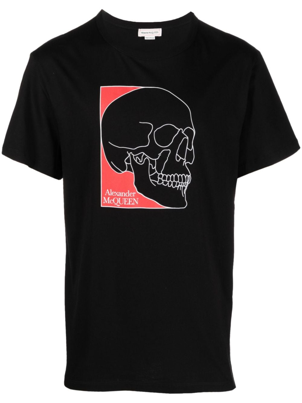 Alexander McQueen skull-print cotton T-shirt - Black von Alexander McQueen