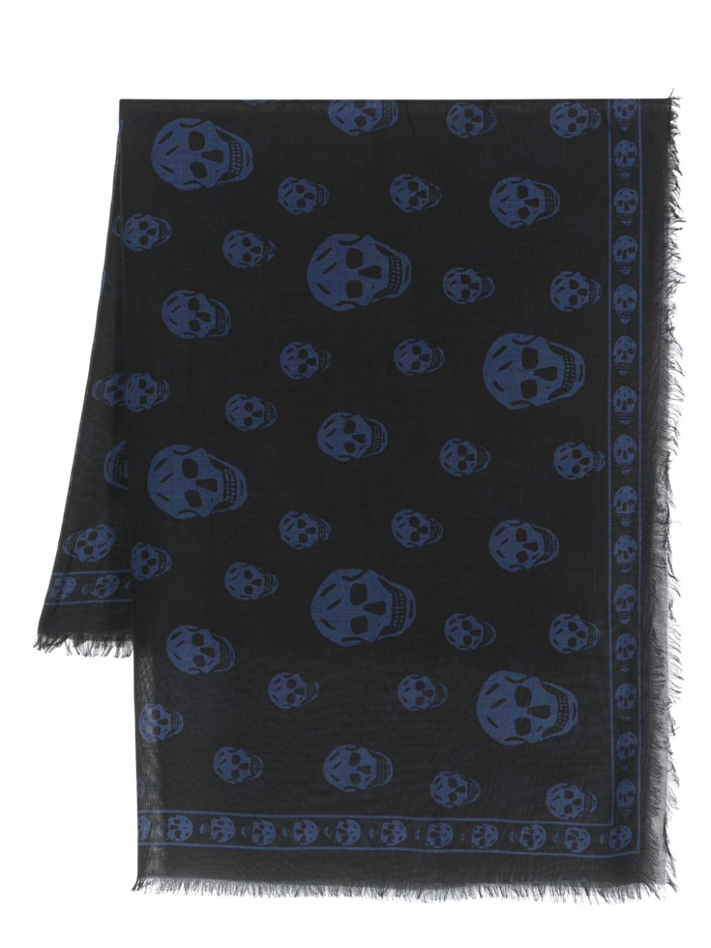 Alexander McQueen skull-print scarf - Black von Alexander McQueen