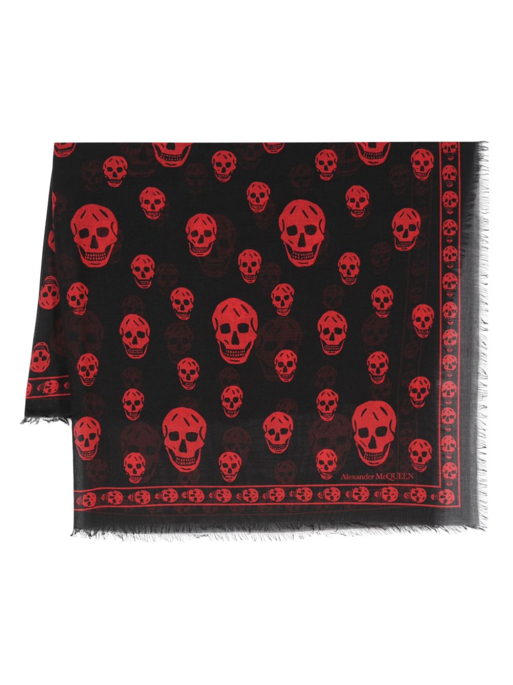 Alexander McQueen Classic Skull scarf - Black von Alexander McQueen