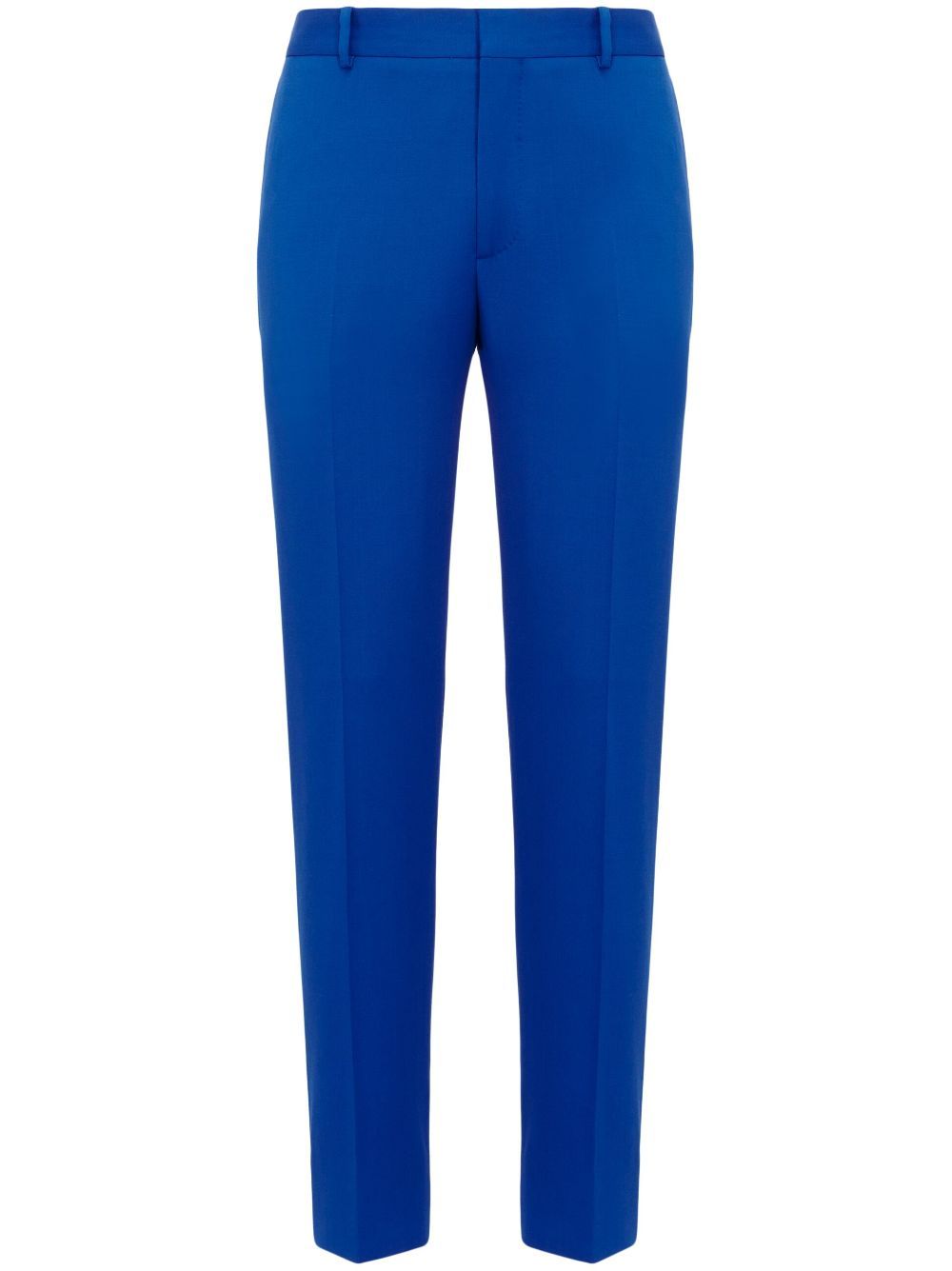 Alexander McQueen slim-cut tailored trousers - Blue von Alexander McQueen