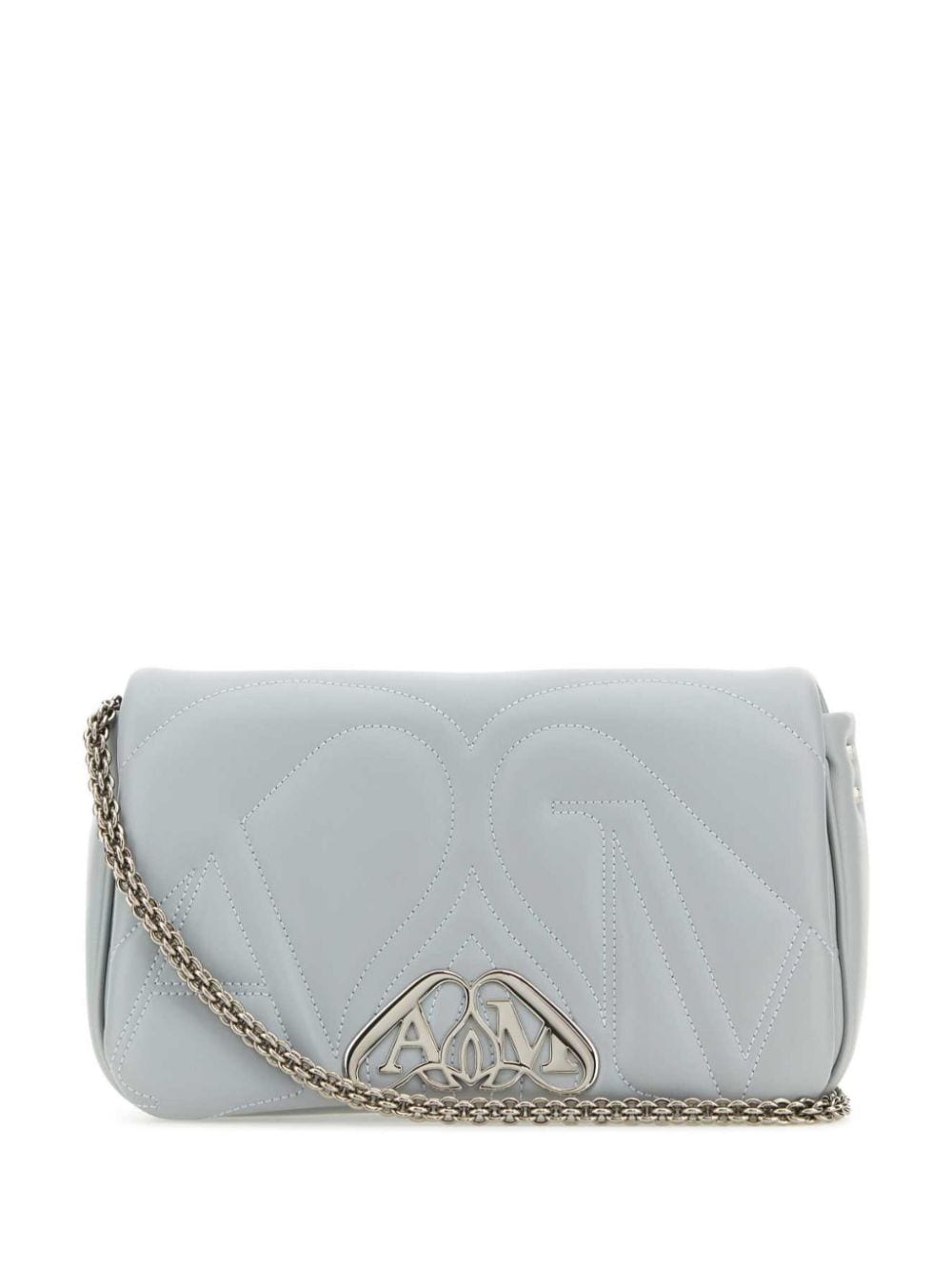 Alexander McQueen small The Seal shoulder bag - Grey von Alexander McQueen