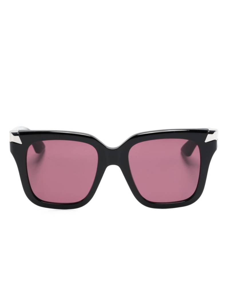 Alexander McQueen Eyewear square-frame sunglasses - Black von Alexander McQueen Eyewear