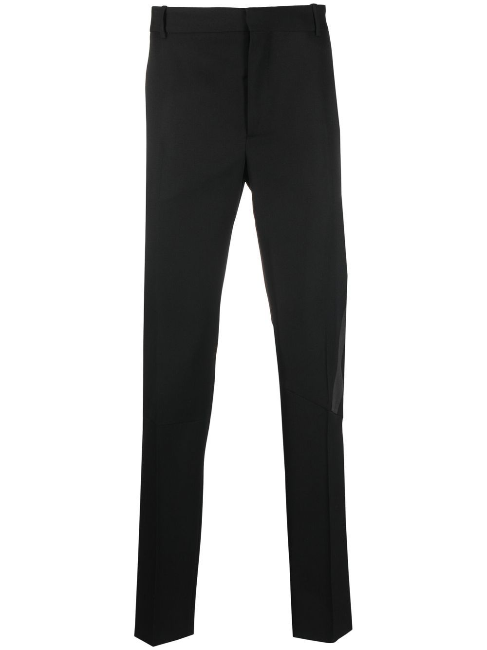 Alexander McQueen stripe-detail tailored-cut trousers - Black von Alexander McQueen