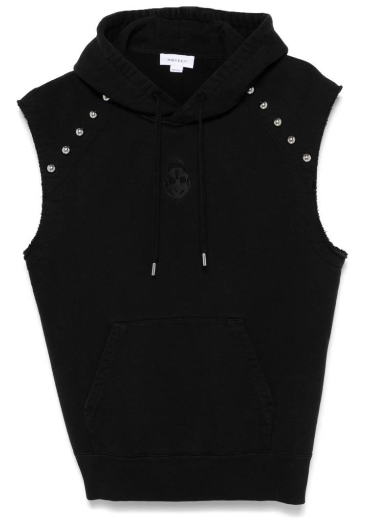 Alexander McQueen stud-embellished hoodie - Black von Alexander McQueen