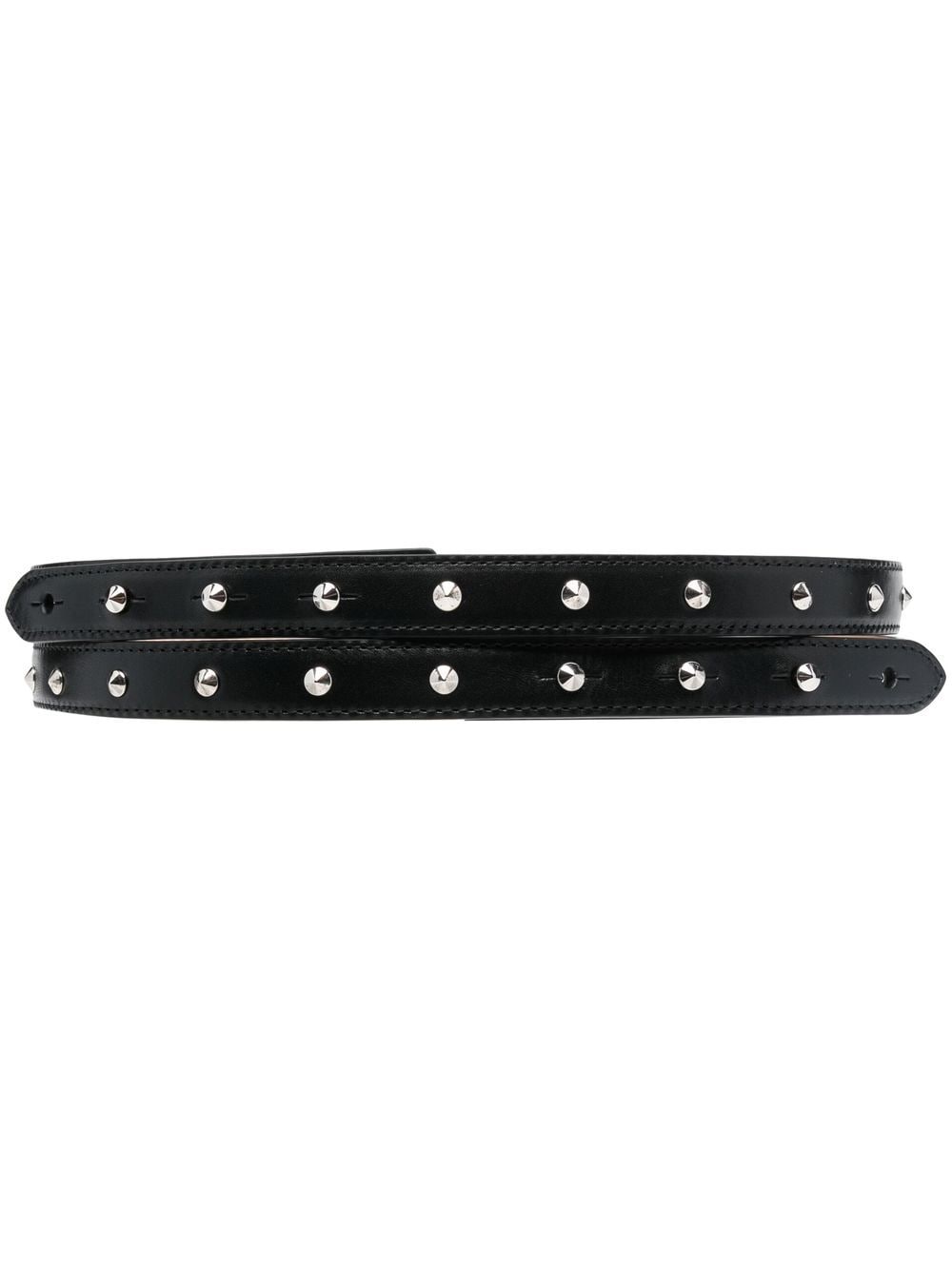 Alexander McQueen studded leather belt - Black von Alexander McQueen