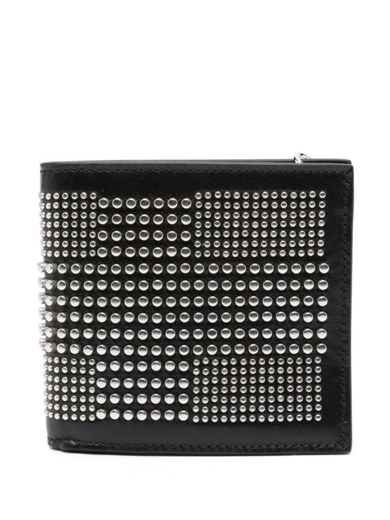 Alexander McQueen studded bi-fold wallet - Black von Alexander McQueen