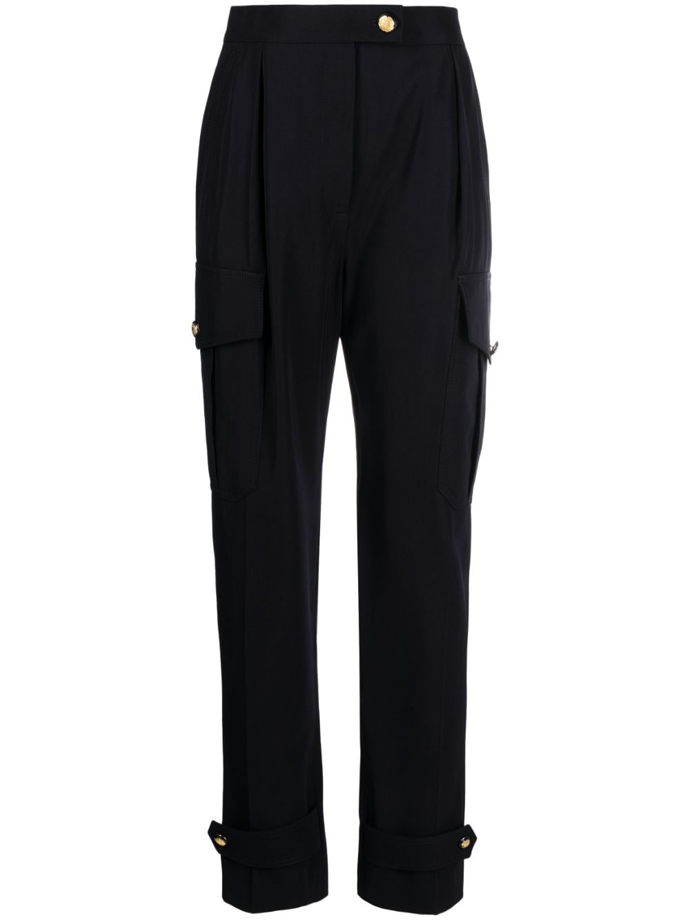 Alexander McQueen tapered cargo trousers - Blue von Alexander McQueen