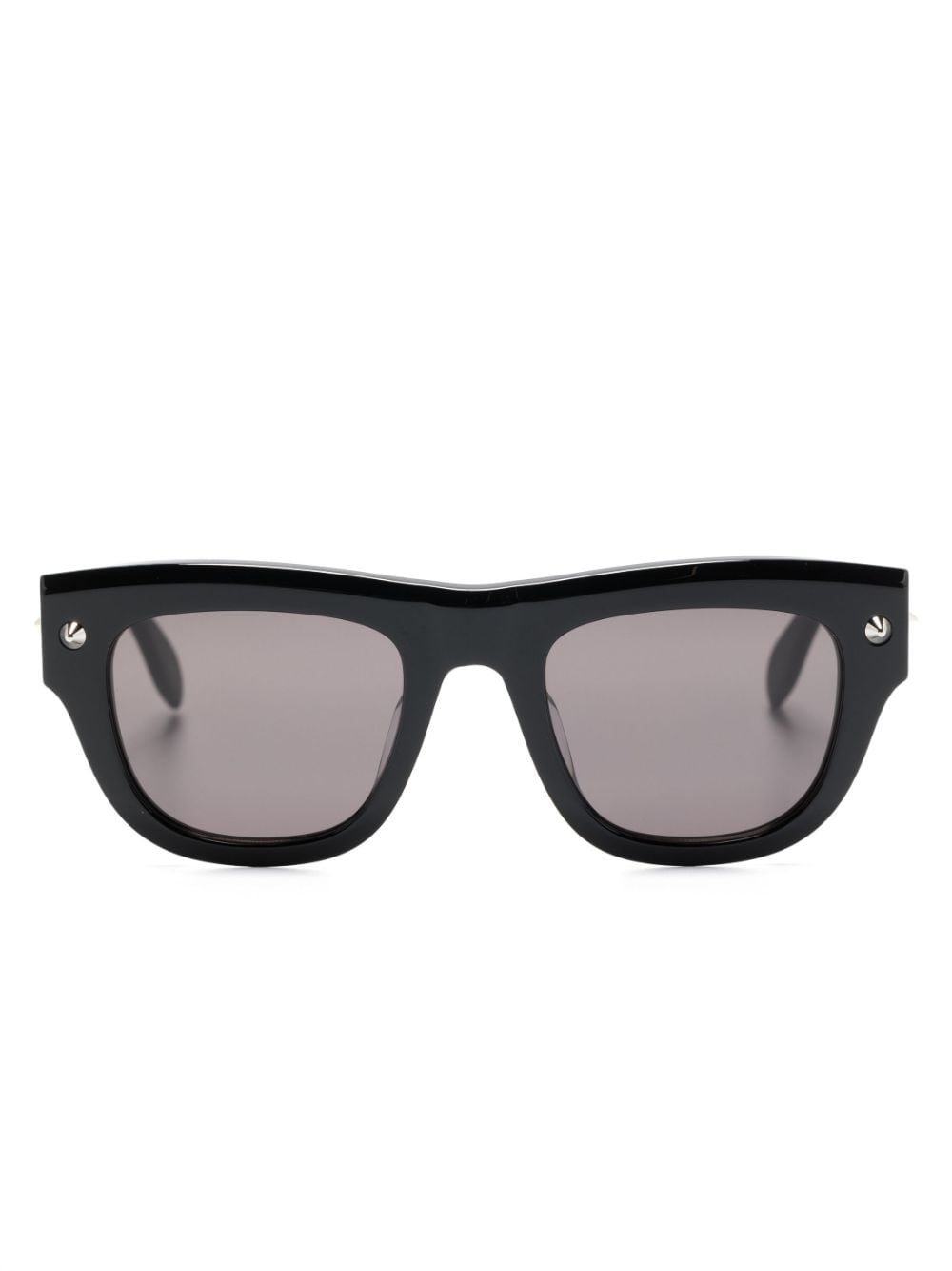 Alexander McQueen Eyewear tinted square-frame sunglasses - Black von Alexander McQueen Eyewear