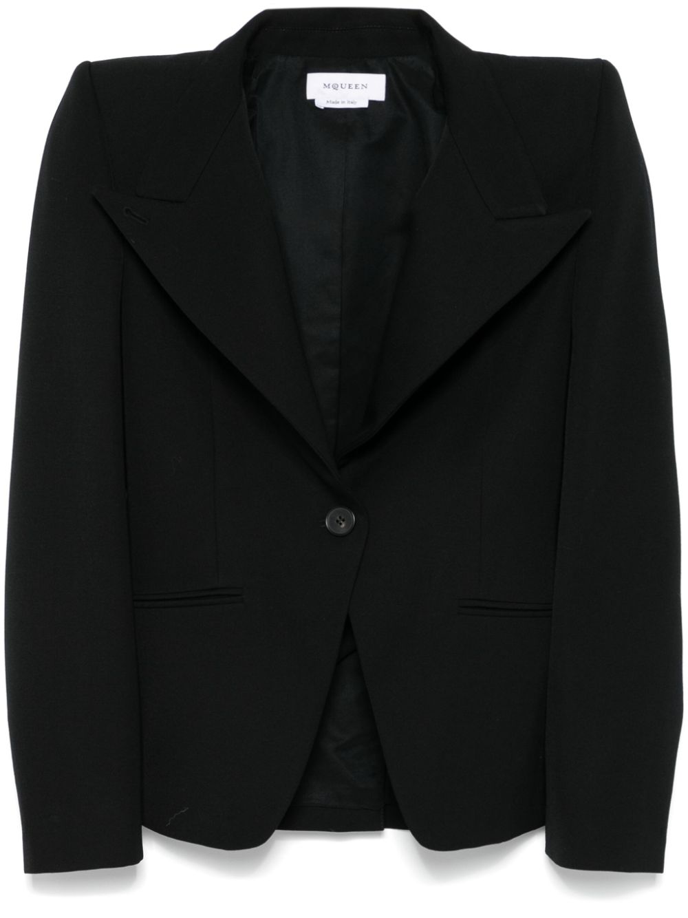 Alexander McQueen twisted spliced Jacket - Black von Alexander McQueen