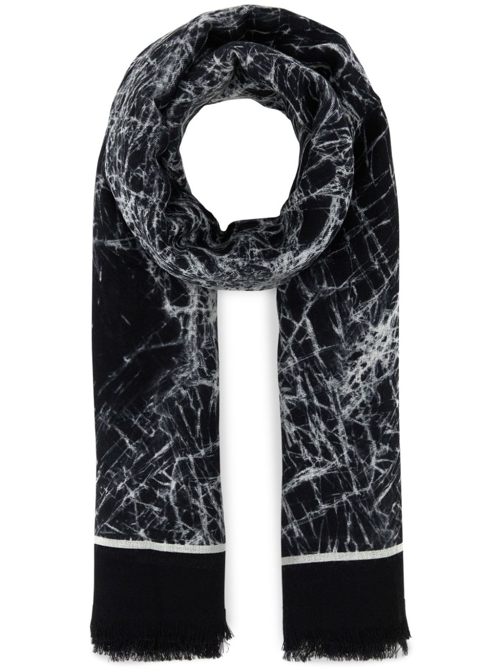 Alexander McQueen wool scarf - Black von Alexander McQueen