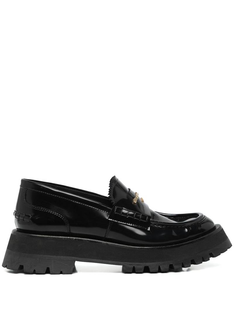 Alexander Wang Carter lug-sole box loafers - Black von Alexander Wang