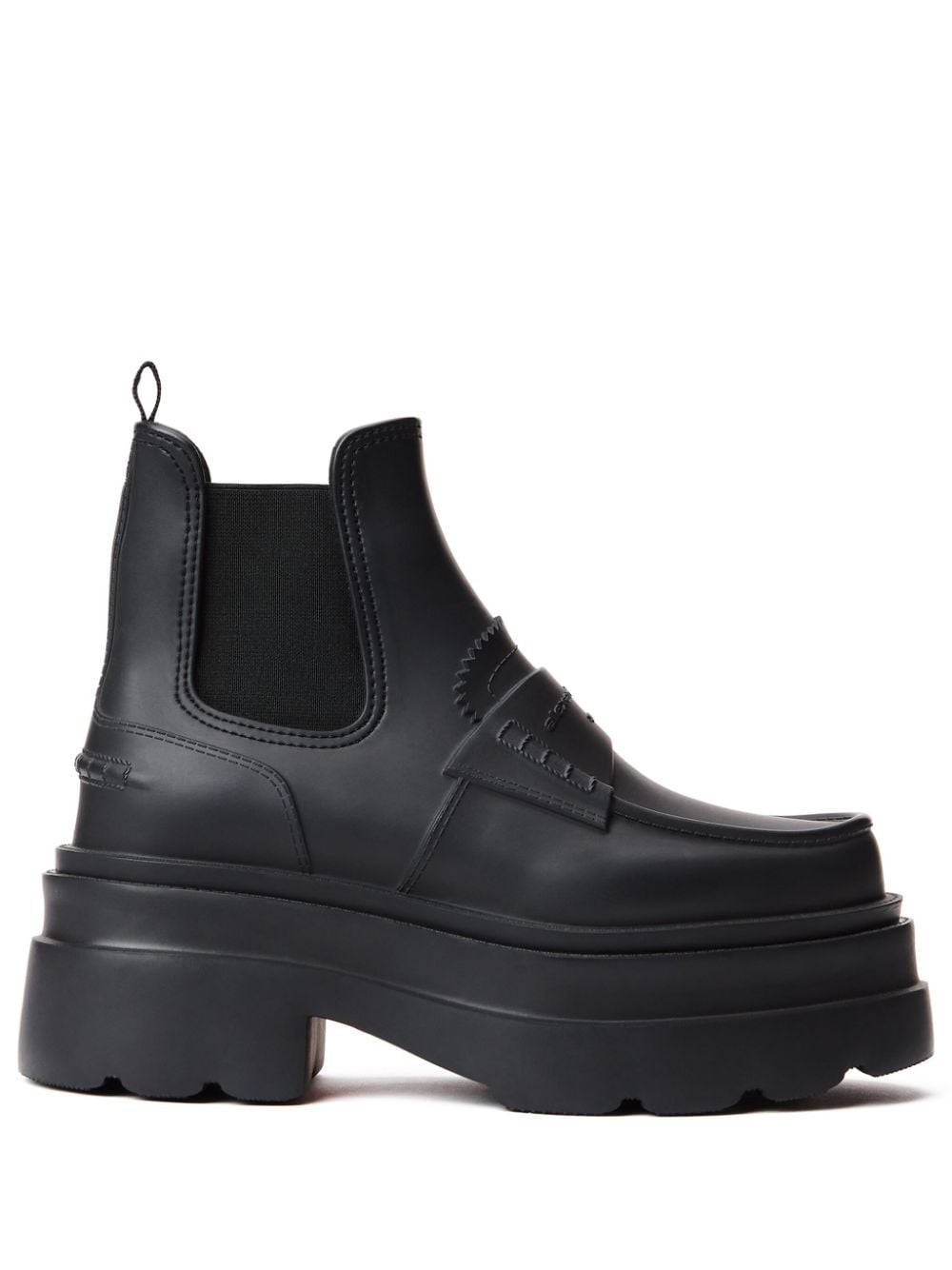 Alexander Wang Carter panelled leather ankle boots - Black von Alexander Wang